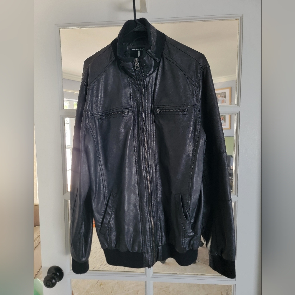 Buffalo David Bitton Black Bomber Jacket